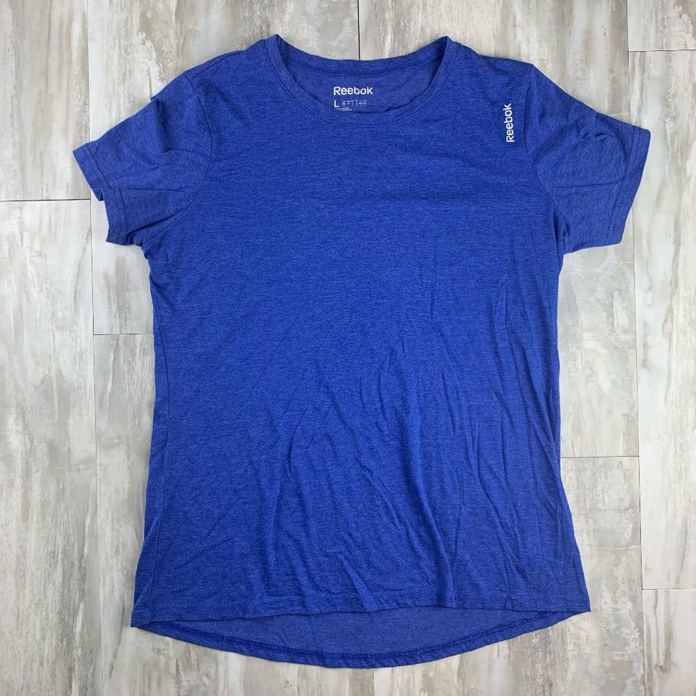 Reebok Classic Jersey Blue Shirt Womens Large